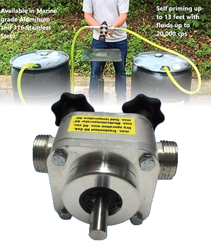 Unistar 2001-A, Drill Powered Pump
